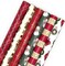 Hallmark Christmas Holiday Wrapping Paper Bundle with Cut Lines